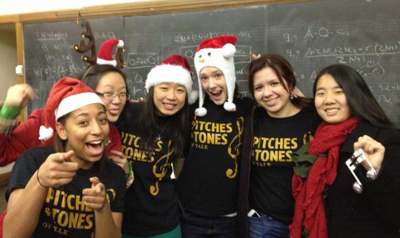 2011
Pitches & Tones visits Yale College dining halls to carol and spread holiday cheer. The tradition continues to this day.